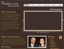Tablet Screenshot of fiounacatering.com